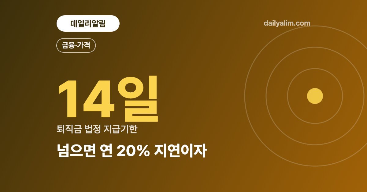 금융·가격 넘으면 연 20% 지연이자
